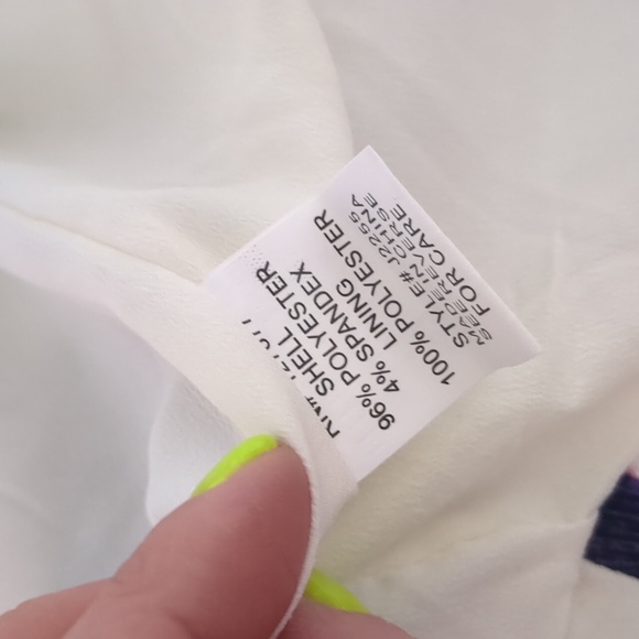 Ovi Abstract Bird Flamingo Print Blazer Small - Picture 3 of 4